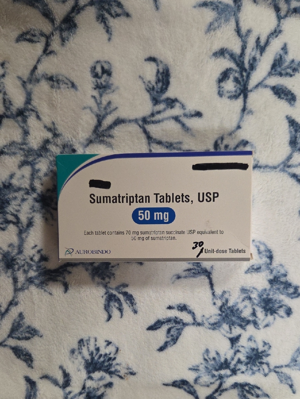 Flower Blanket Sumatriptan 50, 30ct